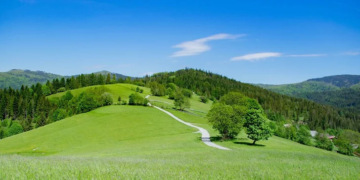 Pobyt plný možností na oddych a relax v prírode: wellness, požičovňa bicyklov aj túry