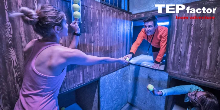 Akčná tímová hra TEPfactor: 3 hodiny plné pohybu a logických hádaniek
