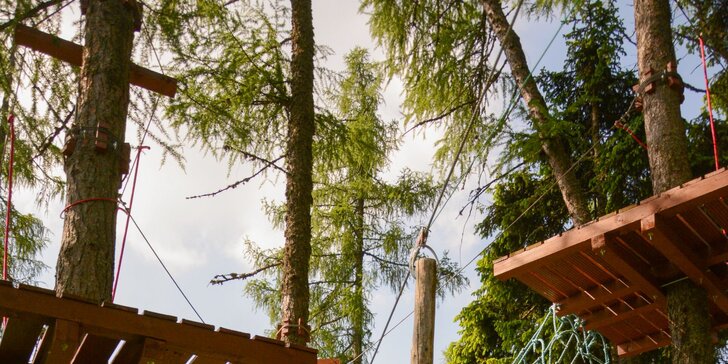 Veveričí lanový park na Štrbskom Plese - zážitok pre celú rodinu