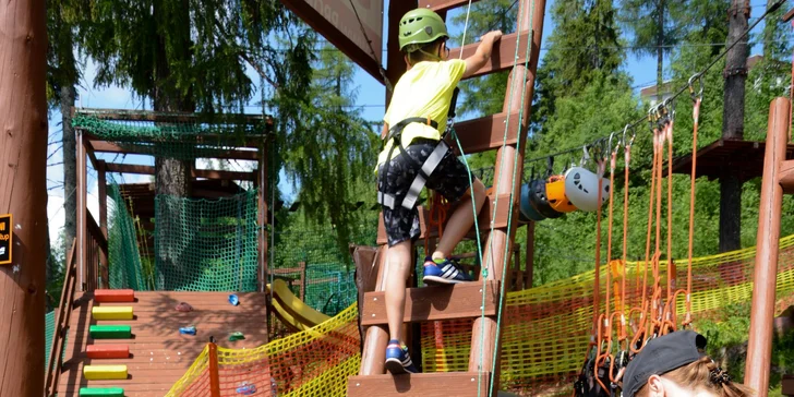 Veveričí lanový park na Štrbskom Plese - zážitok pre celú rodinu
