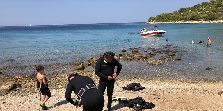 Aktívna dovolenka v Chorvátsku: týždeň potápania s ubytovaním a kurzom