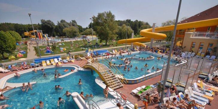 Neobmedzený relax v liečivej vode v Maďarsku: Termálne bazény, dve deti do 5,99 rokov zadarmo aj polpenzia