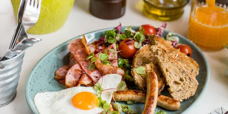 Voucher v hodnote 15 € na raňajkové menu – slané aj sladké