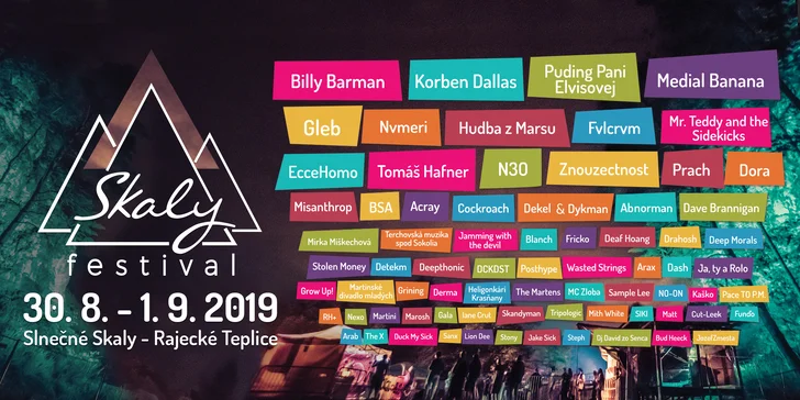 Poďte si užiť skvelú hudbu vo výnimočnom prostredí festivalu SKALY
