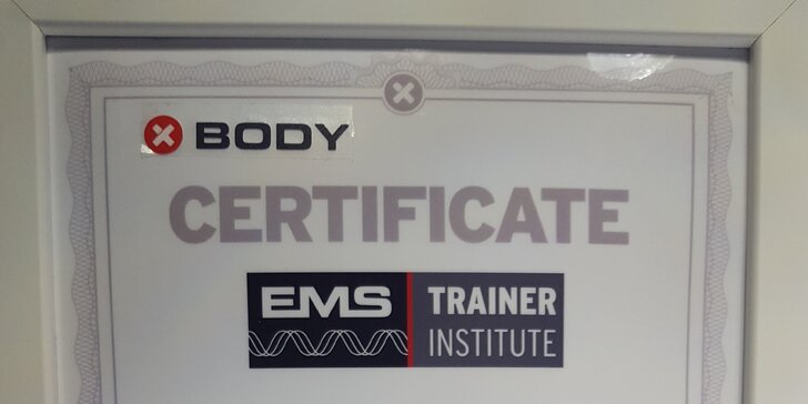 Permanentka alebo 1 vstup na EMS cvičenie s certifikovaným trénerom