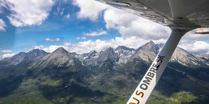 Vyhliadkové lety až pre 3 osoby v lietadle Cessna 172