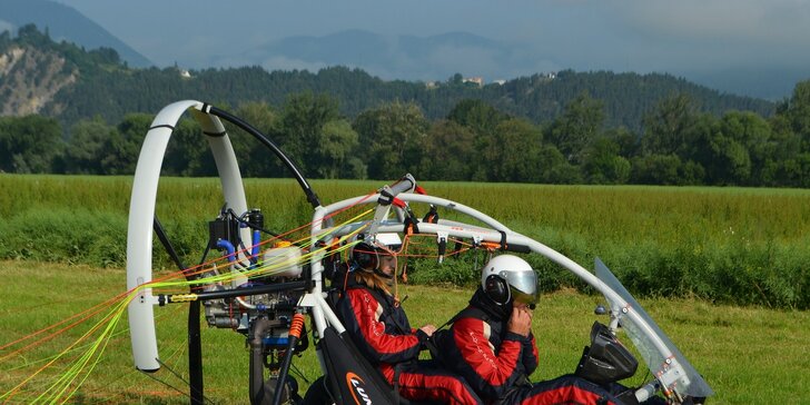 Nezabudnuteľný jarný tandem motorový paragliding aj s videozáznamom