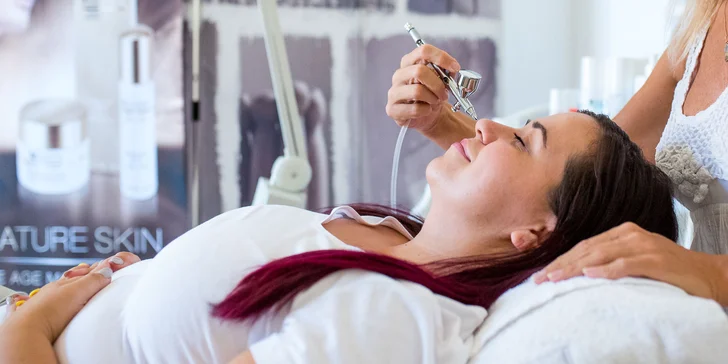 Oxygenoterapia - inhalácia 95% kyslíka či kyslíkový lifting pleti