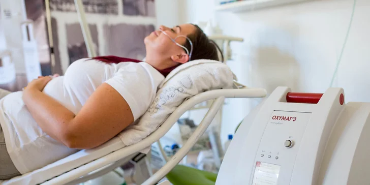 Oxygenoterapia - inhalácia 95% kyslíka či kyslíkový lifting pleti