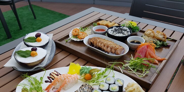 Letné japonské degustačné menu pre 2 osoby v SUSHIHANIL