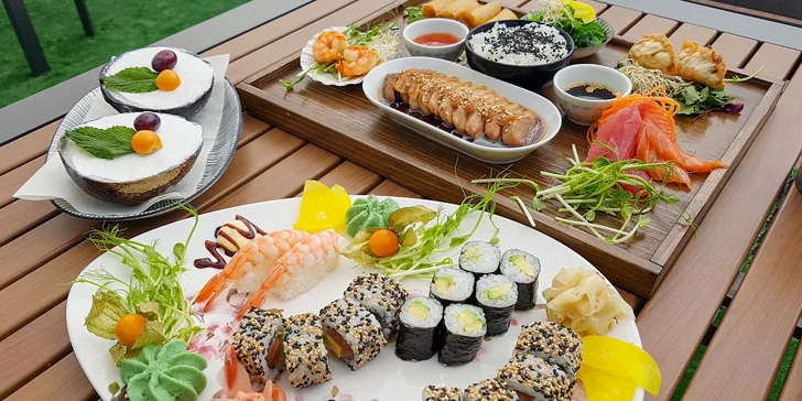 Letné japonské degustačné menu pre 2 osoby v SUSHIHANIL