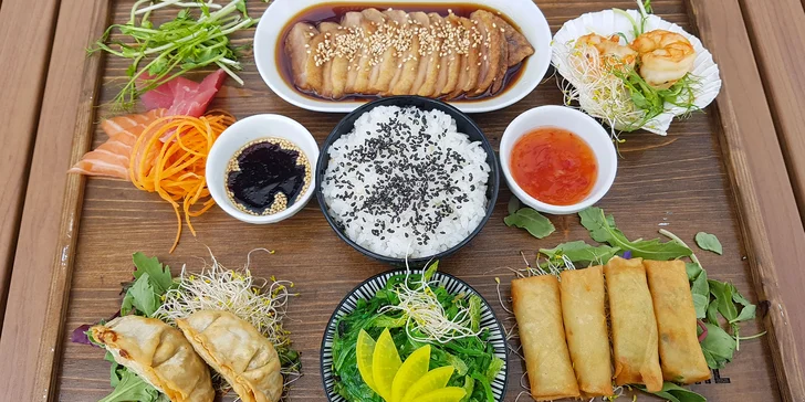 Letné japonské degustačné menu pre 2 osoby v SUSHIHANIL