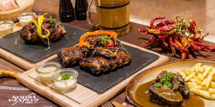 Mäsové špeciality v reštaurácii Koliba EXPO na Kamzíku