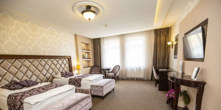 4* hotel v Karlových Varoch: skvelé jedlo, wellness aj vlastná kinosála