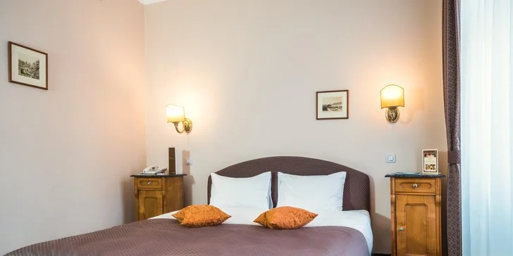 Skvelý pobyt v luxusnom hoteli Leonardo: len 300 metrov od Karlovho mosta, raňajky a plavba loďou