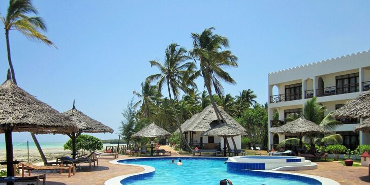 3* rezort v africkom štýle na Zanzibare: 6-12 nocí, all inclusive, nový bazén