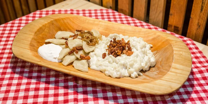 Chižovský tanier s haluškami a pirohami