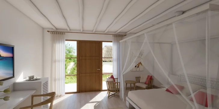 Exotický 4*+ rezort na Zanzibare: 6-12 nocí, all inclusive, sladkovodný bazén