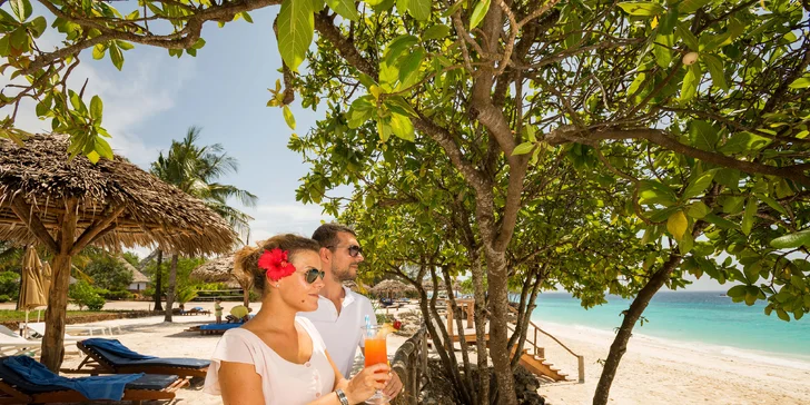 Exotický 4*+ rezort na Zanzibare: 6-12 nocí, all inclusive, sladkovodný bazén
