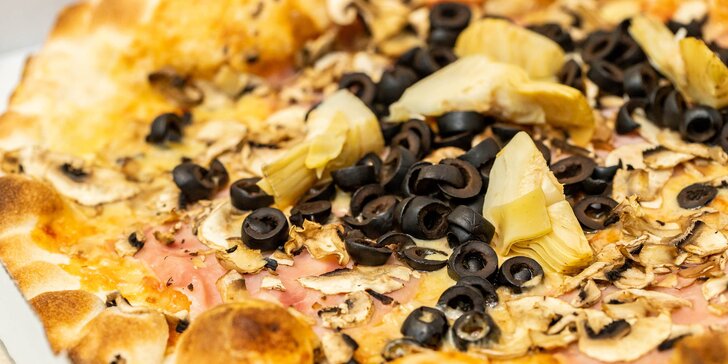Až 16 druhov pizze na výber - vyzdvihni alebo si nechaj doviezť