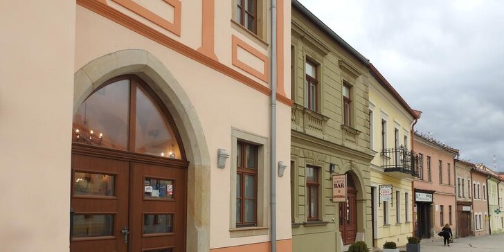 Jedinečný pobyt v penzióne Kiska v historickom centre Levoče