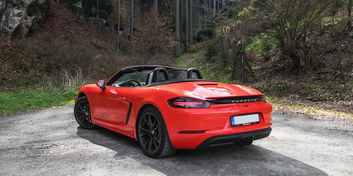 Jazda v kabriolete Porsche 718: skroťte jeho 380 koní!