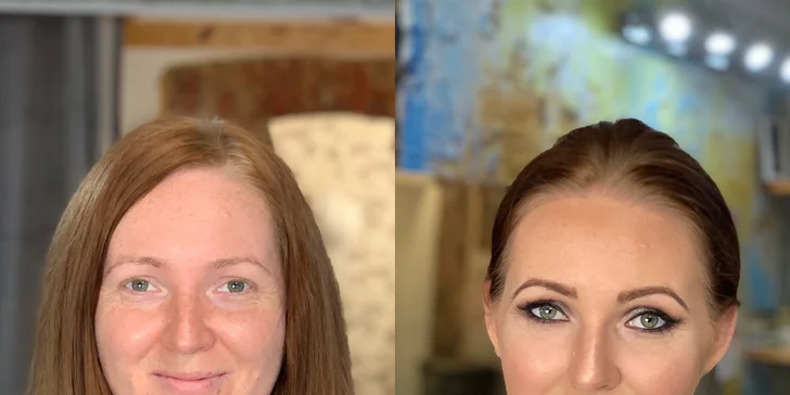 Dokonalé obočie s rôznymi druhmi úpravy alebo líčenie v Andrea Beauty