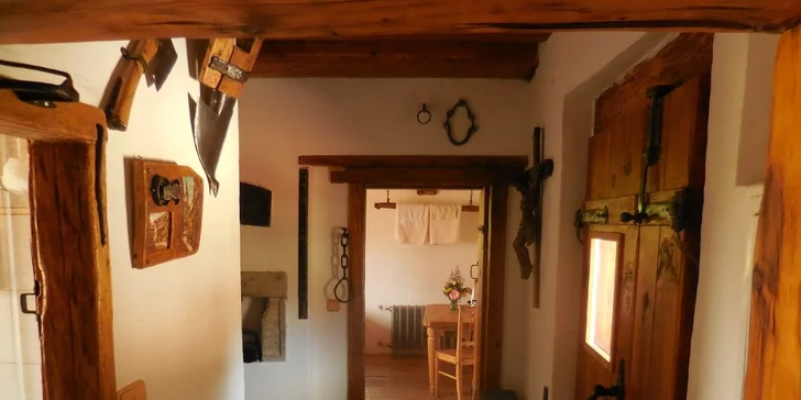 Štýlový stredoveký domček v centre Českého Krumlova pre dvoch či rodinu