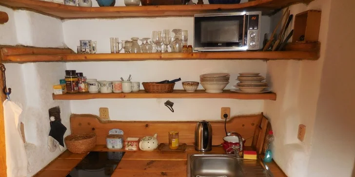 Štýlový stredoveký domček v centre Českého Krumlova pre dvoch či rodinu