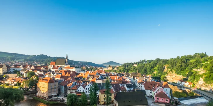 Štýlový stredoveký domček v centre Českého Krumlova pre dvoch či rodinu