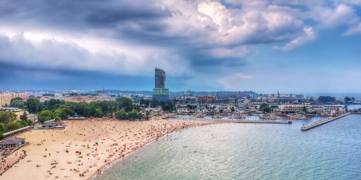 Dovolenka v prístavnom mestečku Gdyňa - komfortné ubytovanie, polpenzia a wellness