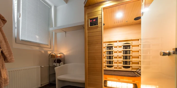 Masážne terapie a infrasauna v centre Natali