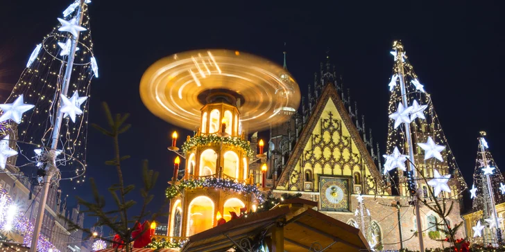 Užite si čarovnú atmosféru Vianoc počas dvoch dní vo Wroclawe a Olomouci