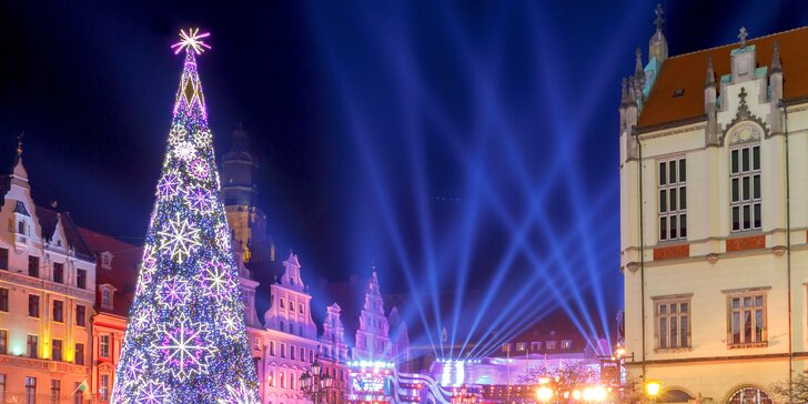 Užite si čarovnú atmosféru Vianoc počas dvoch dní vo Wroclawe a Olomouci