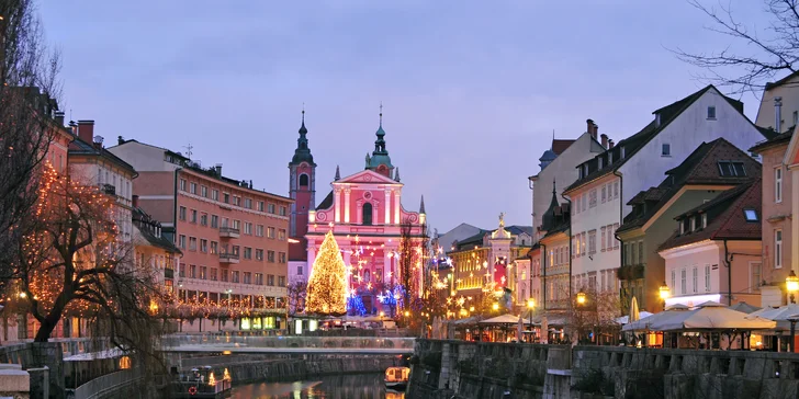 3-dňové objavovanie vianočnej Ľubľany a Benátok s ubytovaním a raňajkami