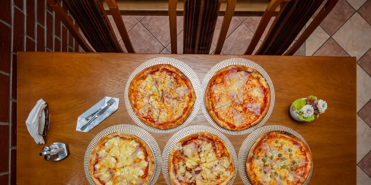Pizza podľa vlastného výberu zo 7 druhov