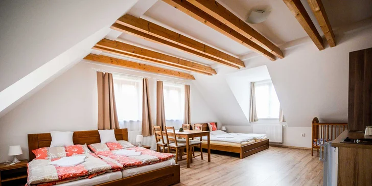 Pobyt v Českom Krumlove: moderné apartmány s kuchynkou až pre 4 osoby