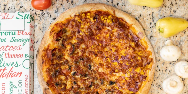 Pizza Danielle: 26 druhov pízz na donášku alebo osobný odber