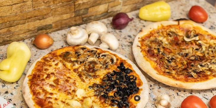 Pizza Danielle: 26 druhov pízz na donášku alebo osobný odber
