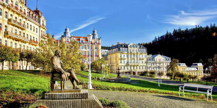 Odpočiňte si v Mariánskych Lázňach: 4* hotel, polpenzia aj wellness procedúry