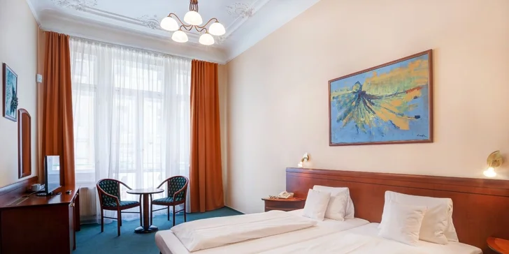 Odpočiňte si v Mariánskych Lázňach: 4* hotel, polpenzia aj wellness procedúry