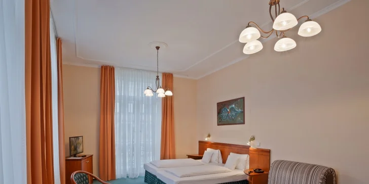 Odpočiňte si v Mariánskych Lázňach: 4* hotel, polpenzia aj wellness procedúry