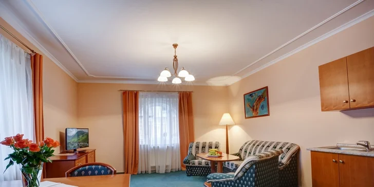 Odpočiňte si v Mariánskych Lázňach: 4* hotel, polpenzia aj wellness procedúry