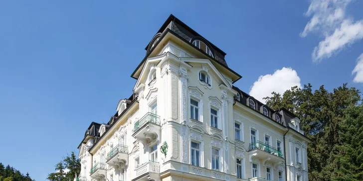 Odpočiňte si v Mariánskych Lázňach: 4* hotel, polpenzia aj wellness procedúry