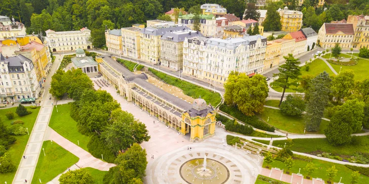 Odpočiňte si v Mariánskych Lázňach: 4* hotel, polpenzia aj wellness procedúry