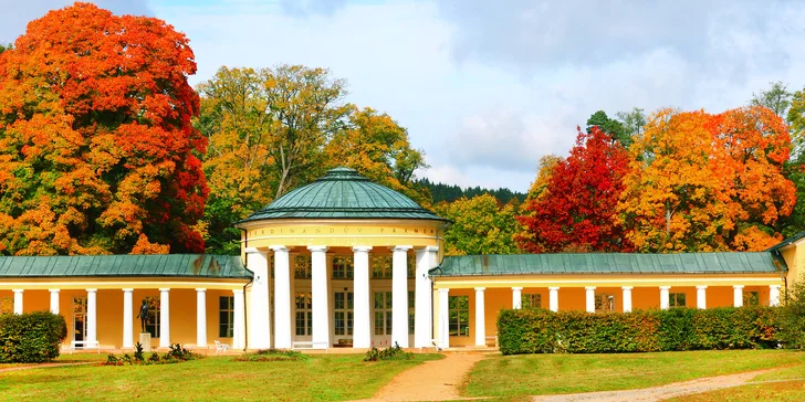 Odpočiňte si v Mariánskych Lázňach: 4* hotel, polpenzia aj wellness procedúry