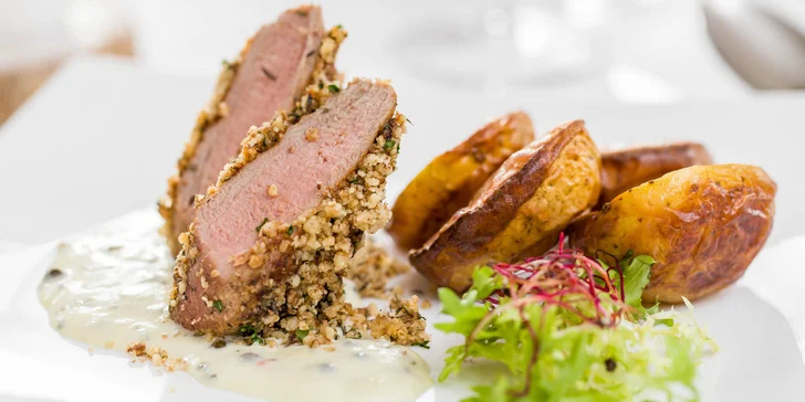 Jedinečné 3-chodové menu pre 2 osoby v Hoteli Agatka