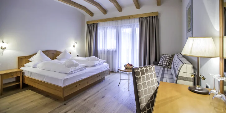 Užite si talianske Alpy: luxusný pobyt s polpenziou, wellness aj bazénom