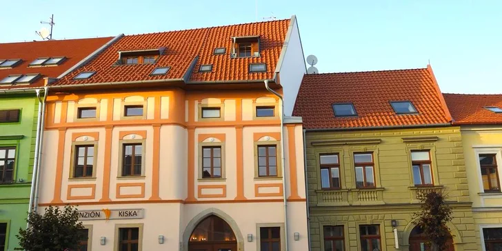 Jedinečný pobyt v penzióne Kiska v historickom centre Levoče