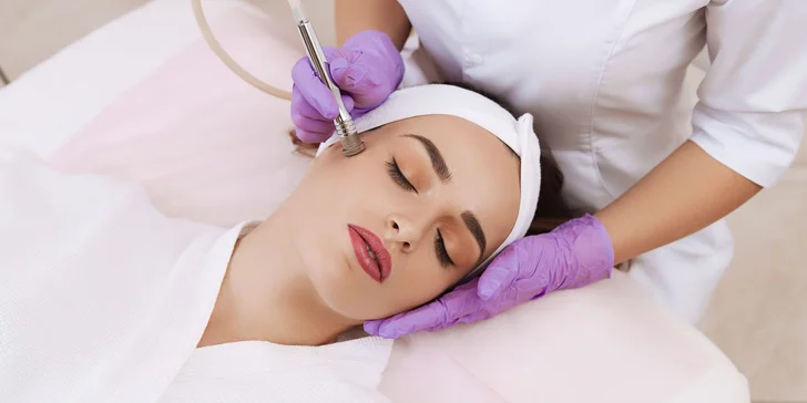 Čistenie pleti, diamantová mikrodermabrázia, kyslíkové ošetrenie, ozón či chemický peeling
